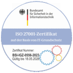 Siegel: Zertifikat BSI-IGZ-0556-2023