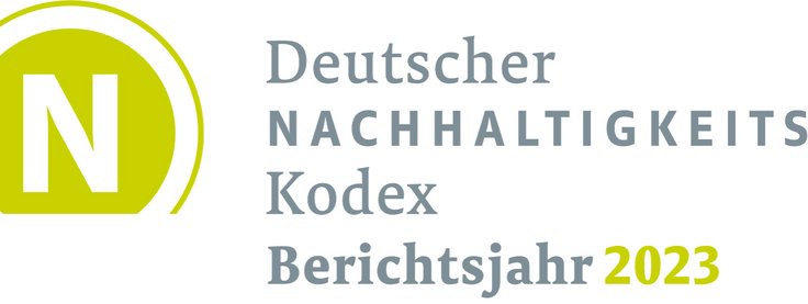 Logo Signet Deutscher Nachhaltigkeitskodex, Berichtsjahr 2023