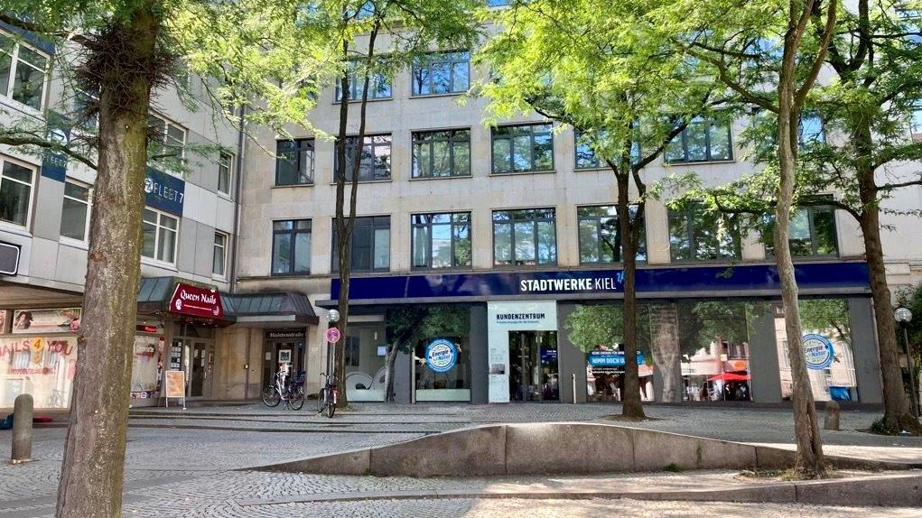 Das Gebäude der Stadtwerke Kiel.