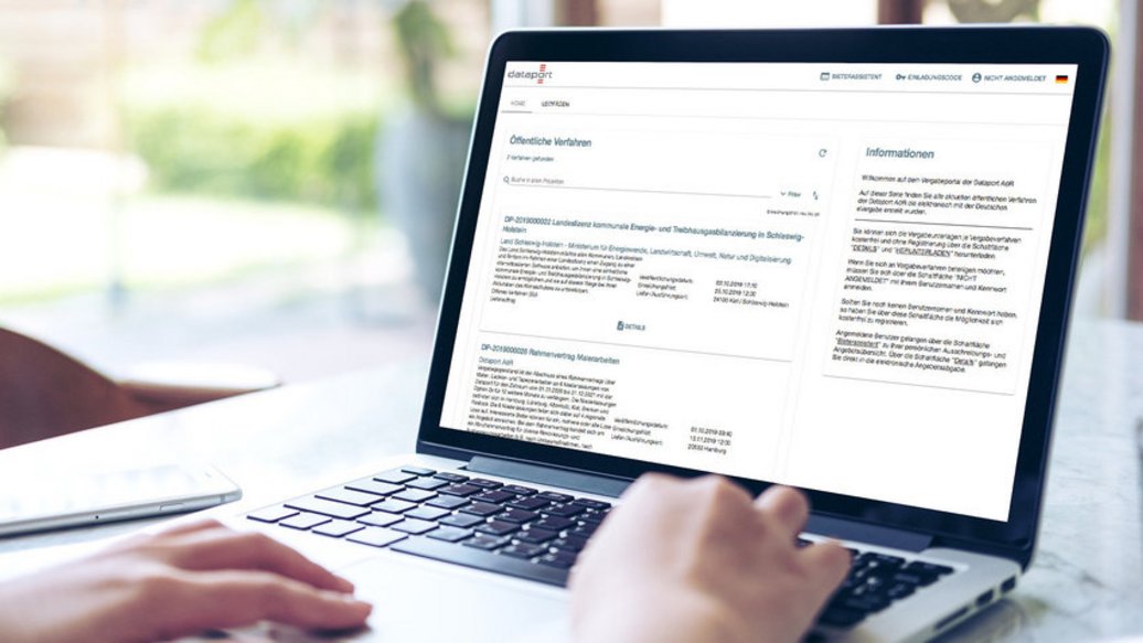 Vergabeverfahren: Aktuelle Ausschreibungen von Dataport