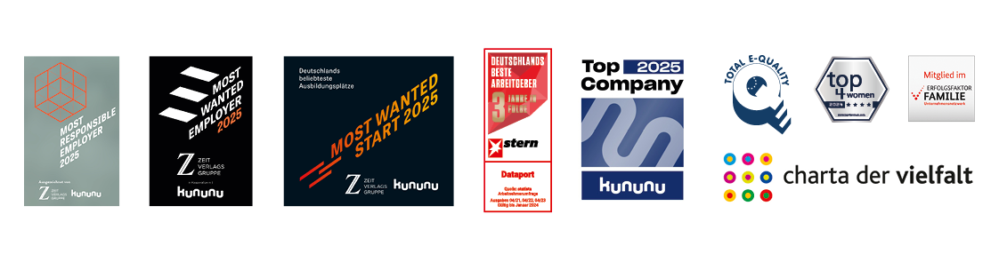 dataport-arbeitgebersiegel-2025 Auszeichnungen Dataport als Arbeitgeber: Siegel von Kununu, Zeitverlag, Stern und anderen